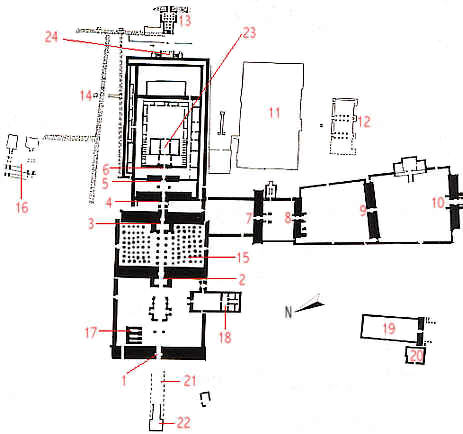 Karnak Umzeichnung